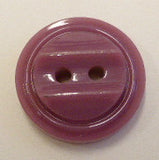 Button Purple  / Raised Ripples / Shiny