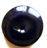Button Purple Dark / Domed Edge  / Shiny