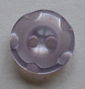 Button Purple Light / Fluted Edge  / Shiny