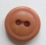 Button Orange (Peach) / Rimmed / Matte