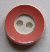 Button Orange (Cream) / Rimmed / Shiny