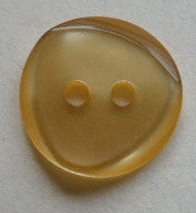 Button Orange (Mustard) / Triangular / Shiny