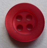 Button Red / Rimmed / Matte