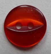 Button Red / Cat's Eye / Shiny