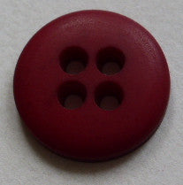 Button Dark Red / Domed / Matte – Buttonmania