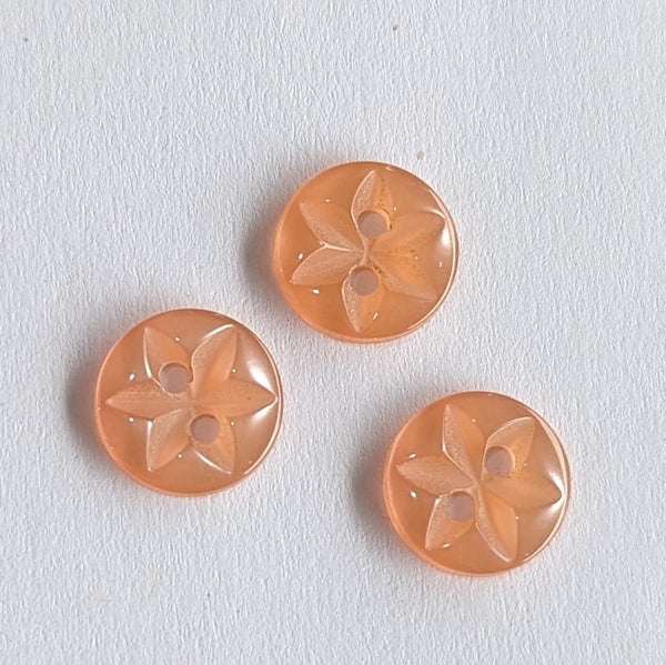 Apricot / Peach / 2 Hole with Star