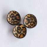 Leather / Recycled / Animal Print / 4 Hole