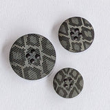Snake Skin / Vegetable Ivory / 4 Hole
