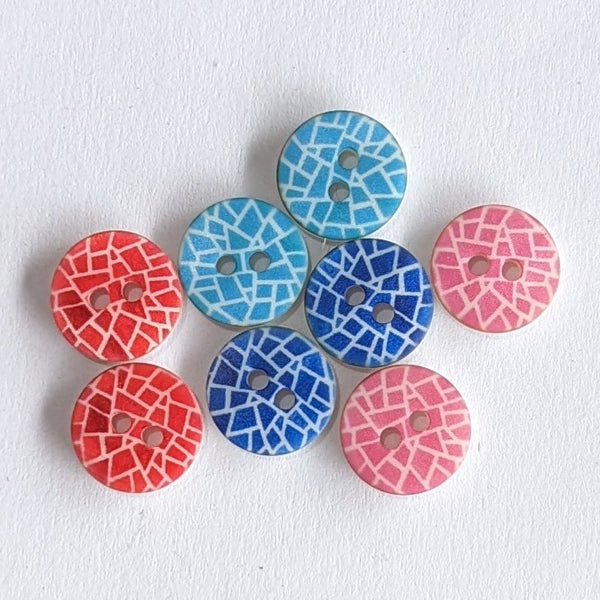Shirt Buttons / 4 Colours / 2 Hole