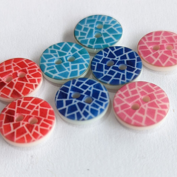 Shirt Buttons / 4 Colours / 2 Hole