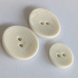Cream Corozo / 2 Hole