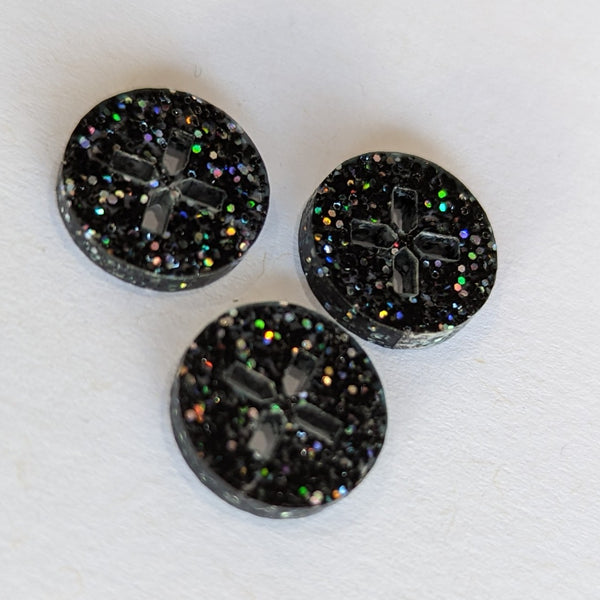 Glitter Shirt Buttons
