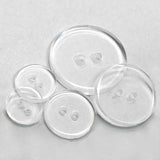 Clear / 2-hole / Placket Button