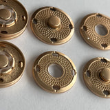 Snap fasteners / Decorative / Gold Matte
