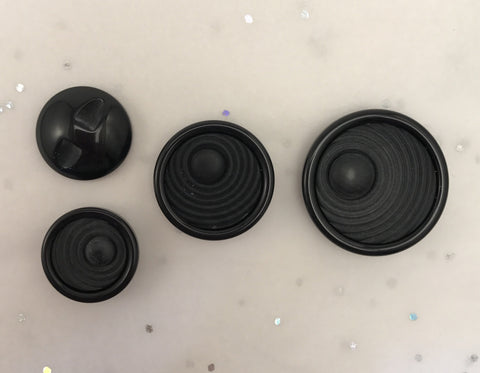 Blue (dark) textured / Matte centre circle / Shiny edge