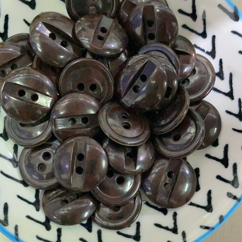 Brown / Shiny / 2 hole