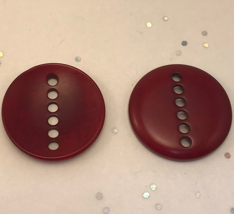 Red / 6 Holes / Matte