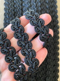 Vintage French Trim / Black / per metre