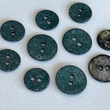 Glitter Button / Shell / 2 Hole