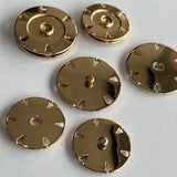 Snap fasteners / Decorative / Gold Shiny