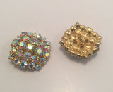 Metallic /  Square / Crystal AB (Aurora Borealis)