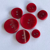 Red / Curved / 2 hole