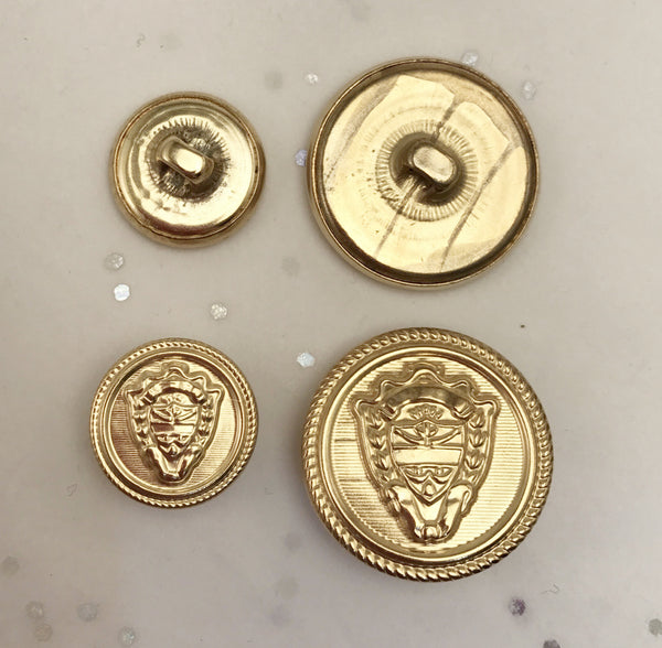 Gold / Crest / Metal / Shiny