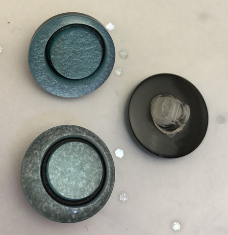 Blue glitter / Circle offset /  Shiny