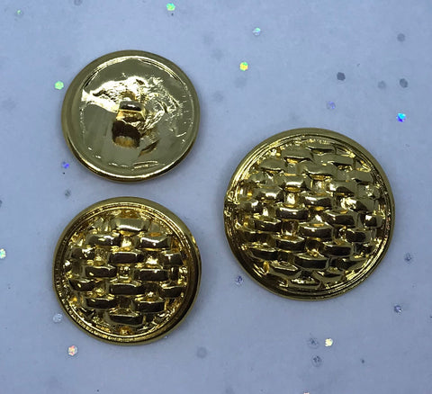 Gold / Basket weave (thin lines) / Shiny