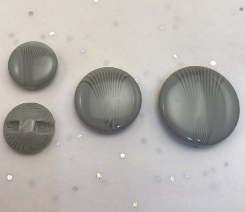 Grey fan lines / Flat / Shiny