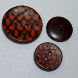 Coloured Coconut / Tear Drop / 2 Hole