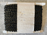 Vintage French Trim  with sequins / Black / per metre