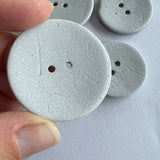 Silvery-White Metallic / 2 Hole / Coconut