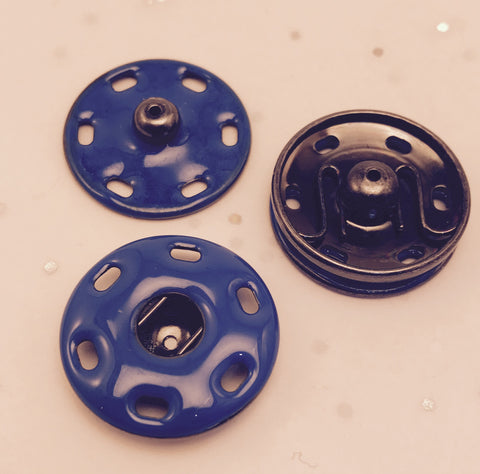 Snap fasteners / Decorative / Blue