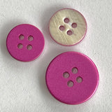 Metallic Coloured Button / Shell / Matte