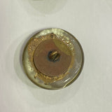 Featherston Button / Vintage / Glass / Marked