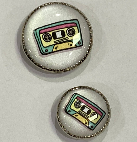 Cassette Tape / Acrylic Dome