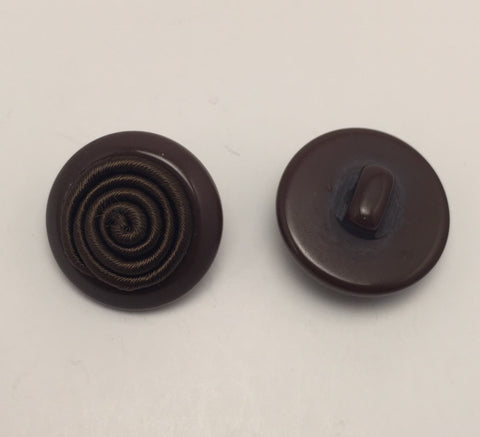 Brown / Spiral / Matte / Cord centre