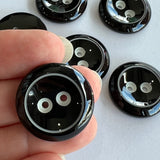 Black & White / 2 Hole / Polyester