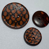 Coloured Coconut / Tear Drop / 2 Hole