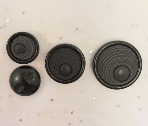 Brown (dark) textured / Matte centre circle / Shiny edge