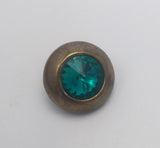 Gold / Green Diamante Centre