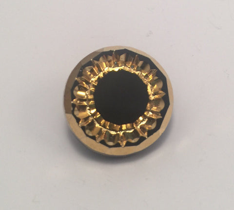 Black & Gold / Bevelled Detail / Glass