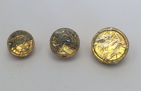 Chunky Gold (Clear) / Colour Metallic Strands / Shiny