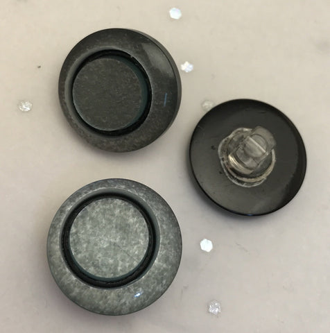 Grey glitter / Circle offset /  Shiny