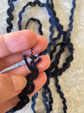 Vintage Trim / Navy / per metre