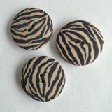 Zebra Print / 2 Hole / Bamboo