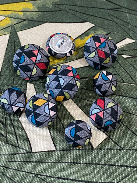 Liberty of London fabric covered buttons / Grenada