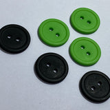 Matte 2 Hole Plastic