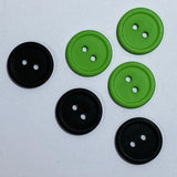 Matte 2 Hole Plastic